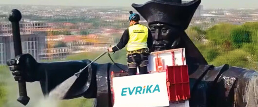 Evrika компаниясы Kärcher компаниясымен бірге Шымкент пен бүкіл ел үшін маңызды символ — Байдібек би ескерткішін тазалады