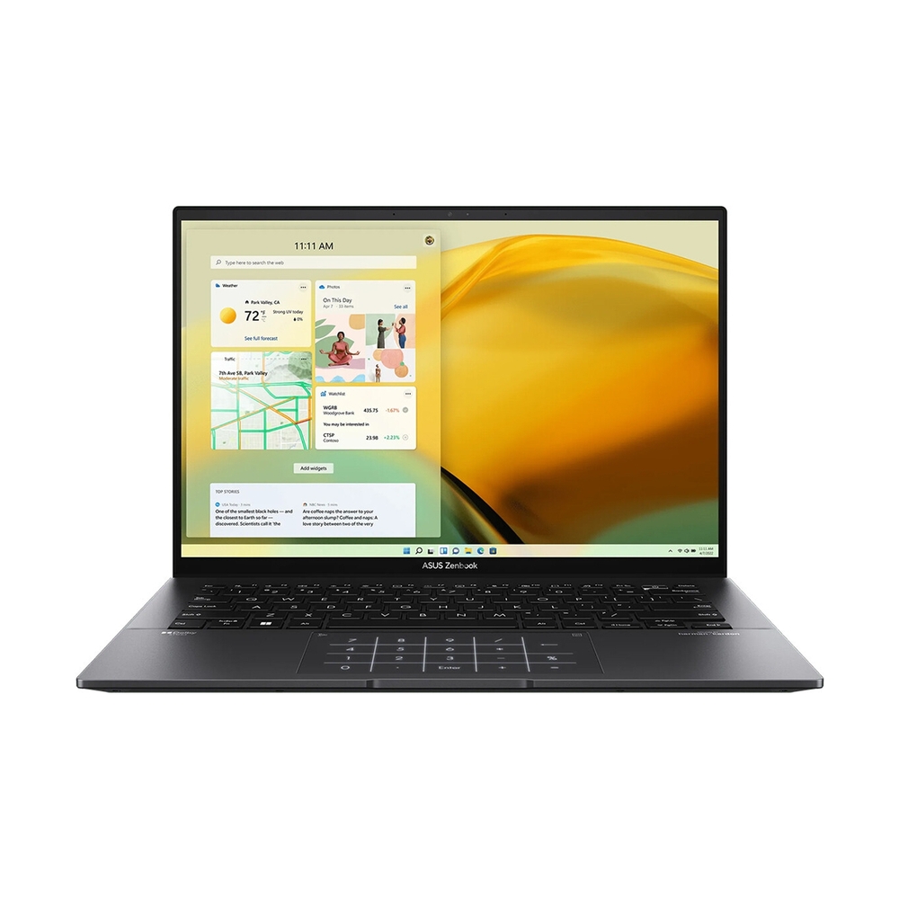 Ноутбук Asus Zenbook 14 / 16 Gb / 1 Tb / 14" / Ryzen 5 7430U / Windows 11 / Jade Black UM3402YA-KP811W (90NB0W95-M01JM0) - фото
