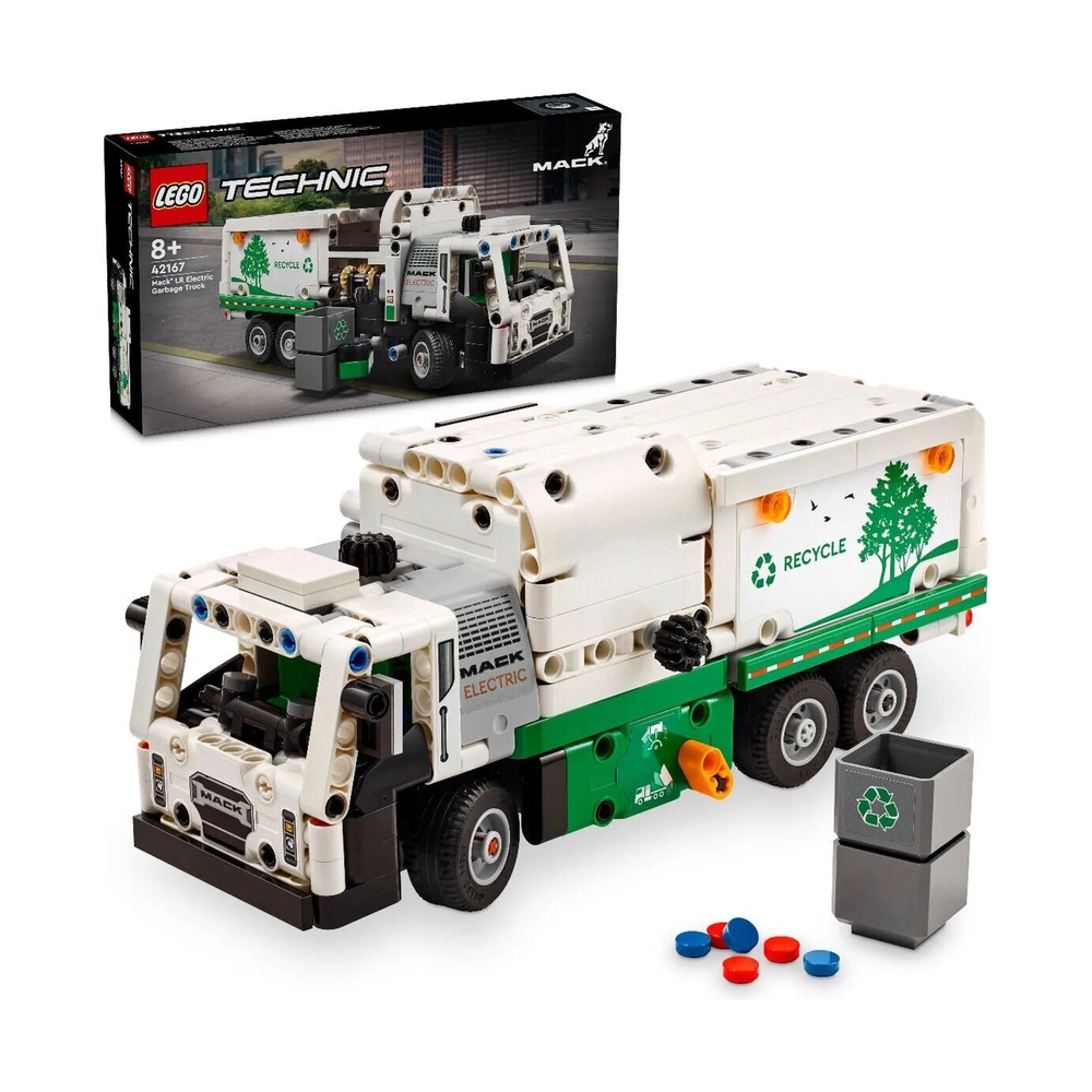 Конструктор Lego Lego 42167 Техник Электрический мусоровоз Mack ® LR - фото 2
