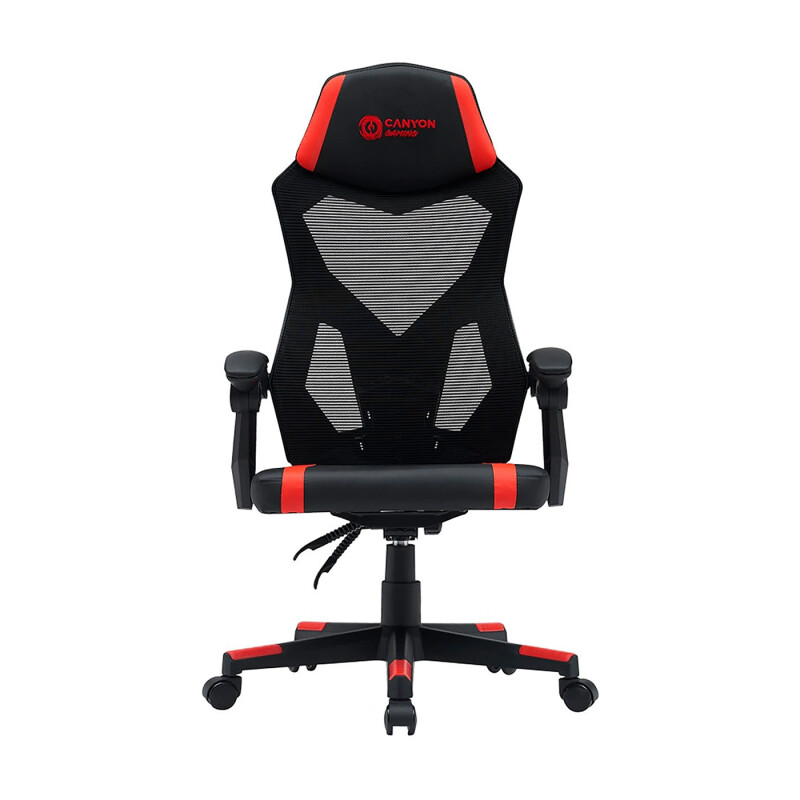 Игровое компьютерное кресло, Canyon CNE-MCH01 Black+White - фото