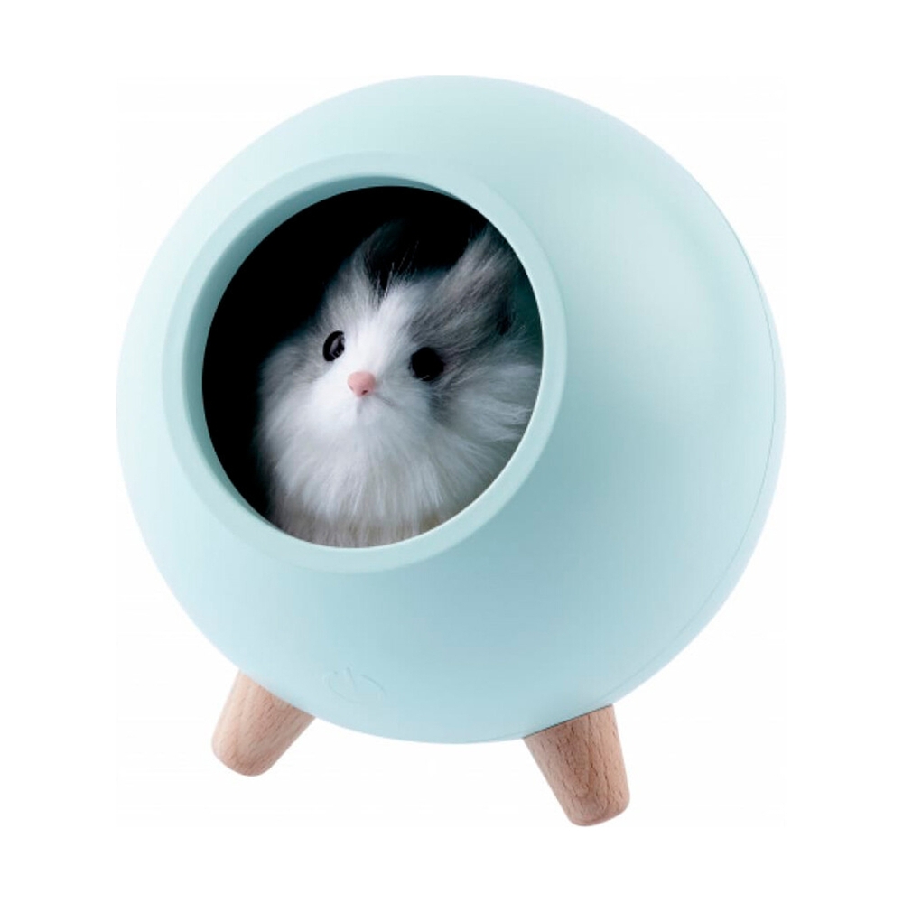 Ночник-светильник ЭРА NLED-468-1W-GR хомяк зеленый - фото 3