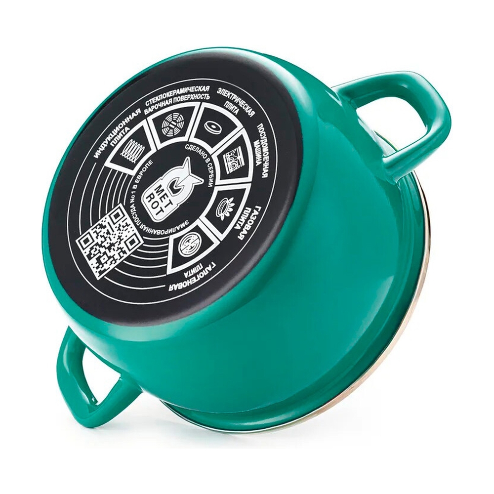 Посуда Metrot Кастрюля с мет. крышкой, Solo, 5,7л, 368653 - фото 4