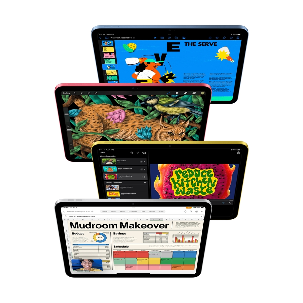 Планшет Apple iPad 64GB 10.9" 10th Gen WiFi (2022) Yellow (MPQ23RK/A) - фото 3