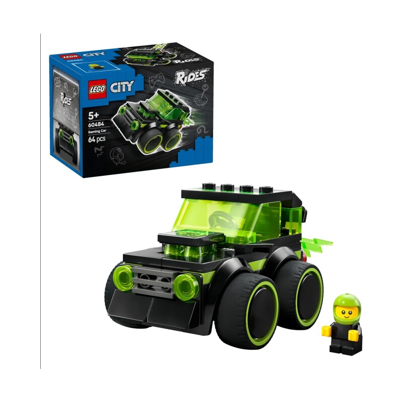 Конструктор Lego 60484 Город Машины — Игровая гоночная машина - фото 2