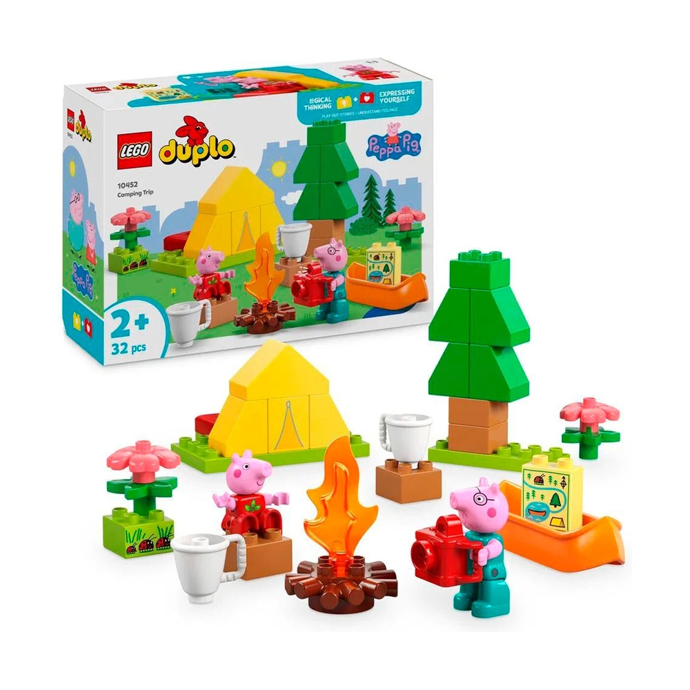 Конструктор Lego 10452 Дупло Поездка на природу Свинки Пеппы - фото