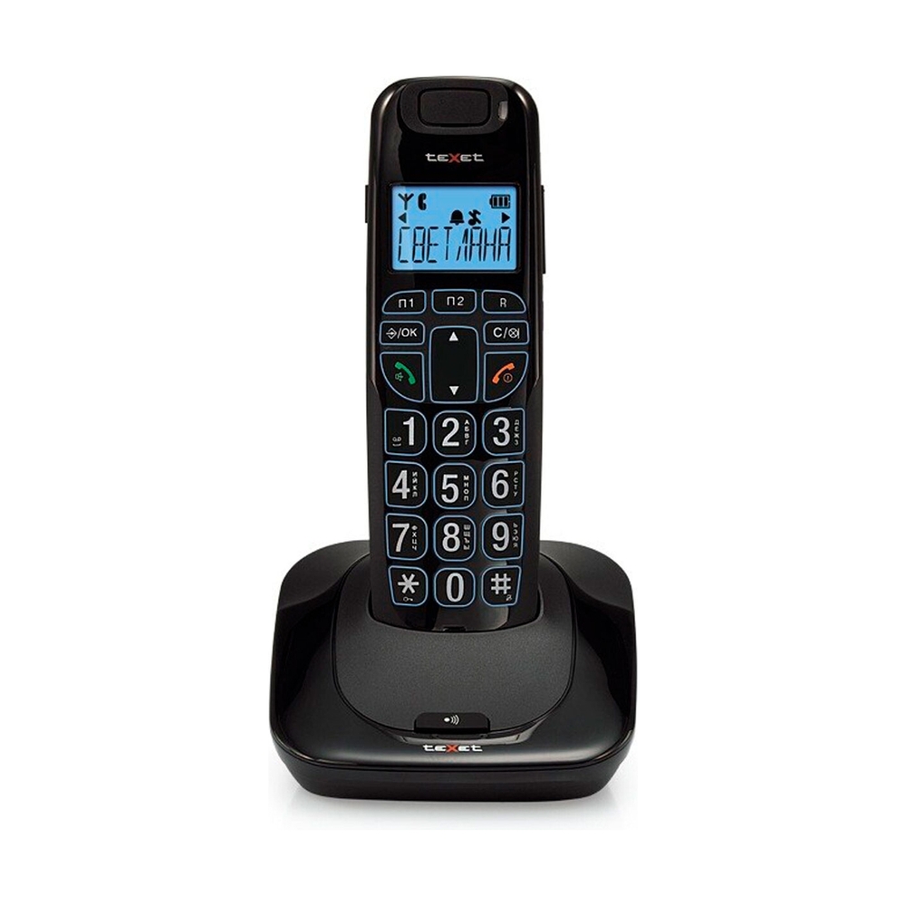 Радиотелефон Texet TX-D7505А черный - фото