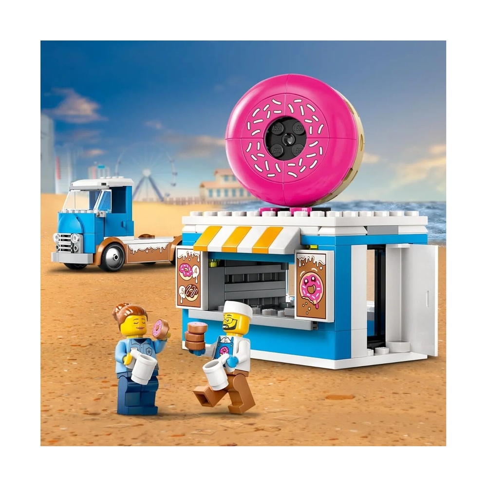 Конструктор Lego 60452 Город Фургон с пончиками - фото 4