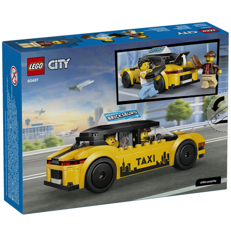 Конструктор Lego 60487 Город Желтое Такси - фото 3