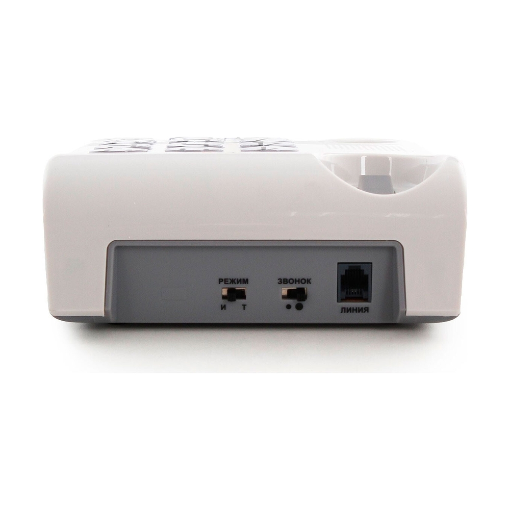 Проводной телефон Texet TX-262 светло-серый - фото 4