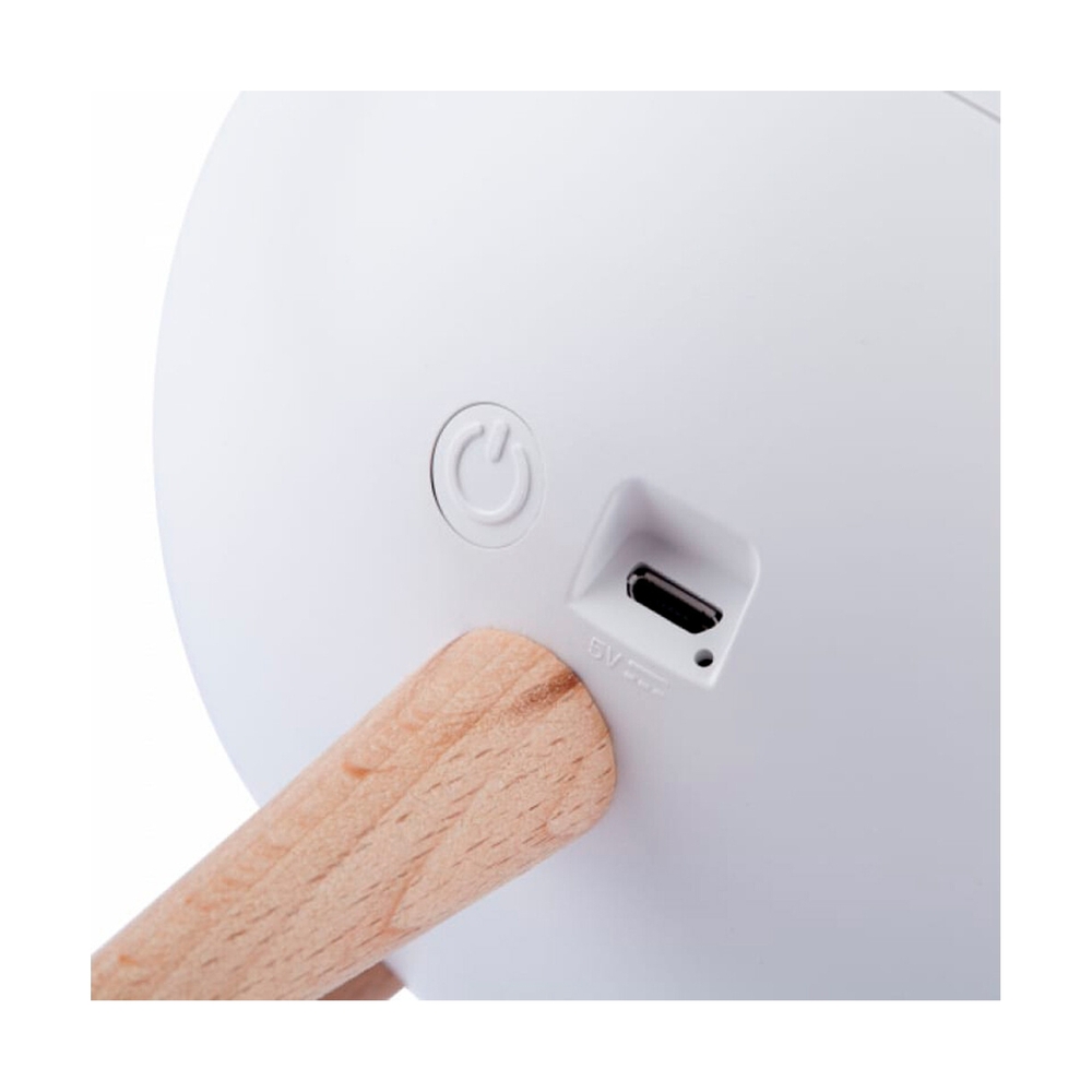 Ночник-светильник ЭРА NLED-467-1W-W котик белый - фото 7