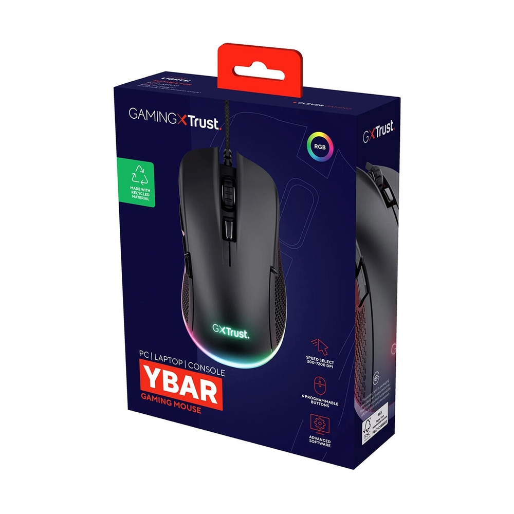 Игровая мышь Trust GXT 922 YBAR Black (24729) - фото 5