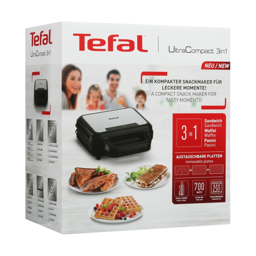 Сэндвичница Tefal UltraCompact SW383D10 черный - фото 8