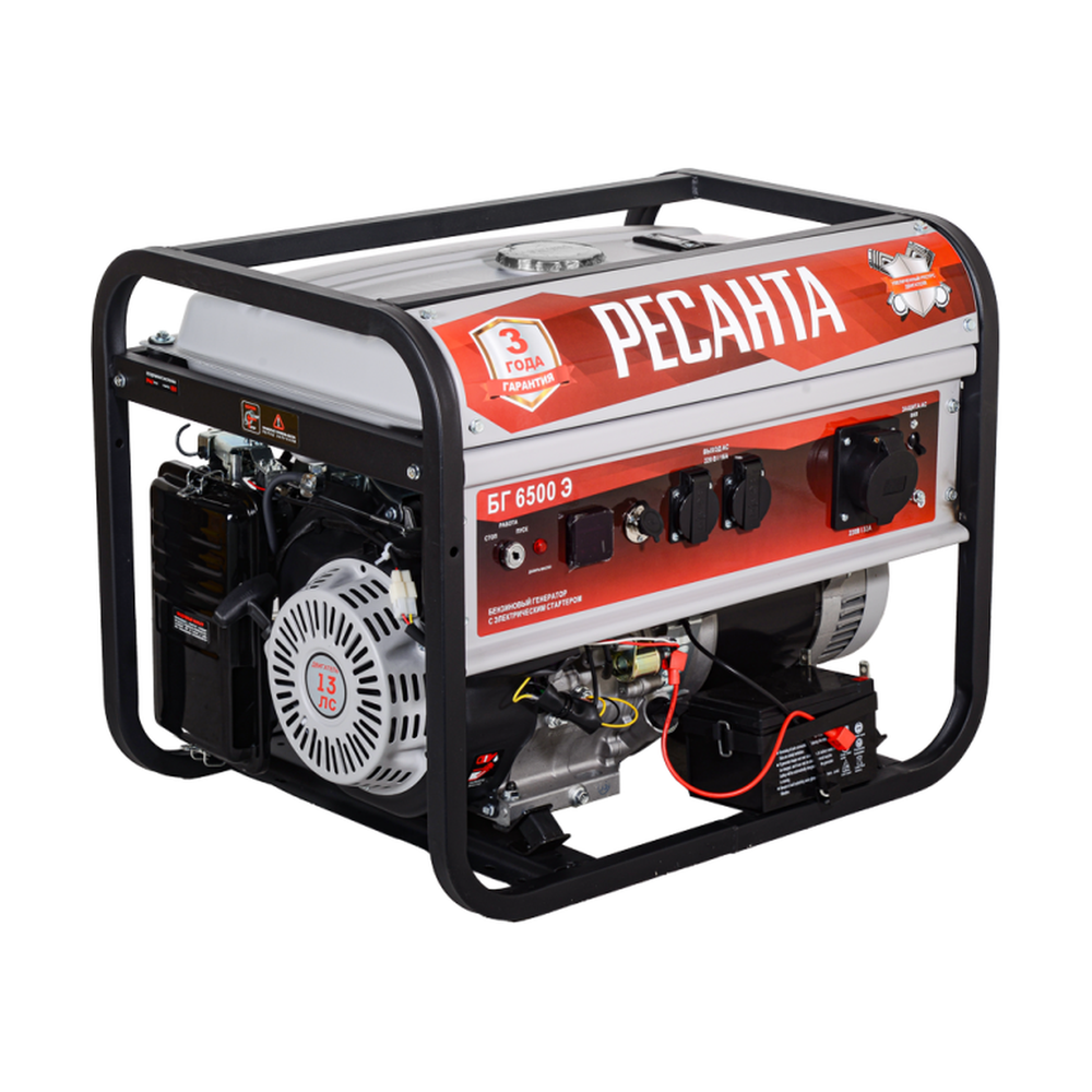 Электрогенератор Ресанта БГ 6500 Э - фото