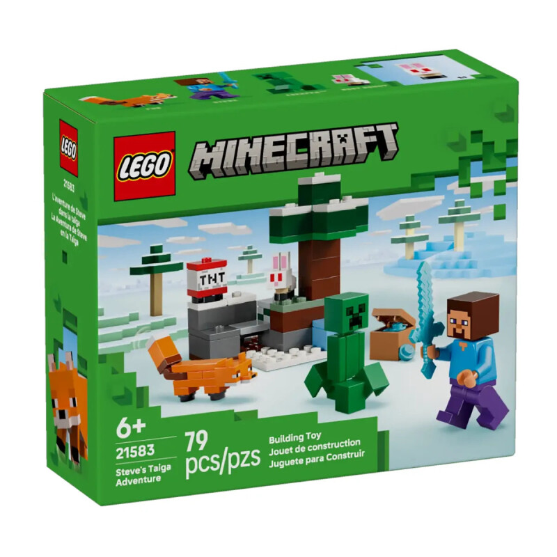 Конструктор Lego 21583 Minecraft Приключения Стива в тайге - фото 2