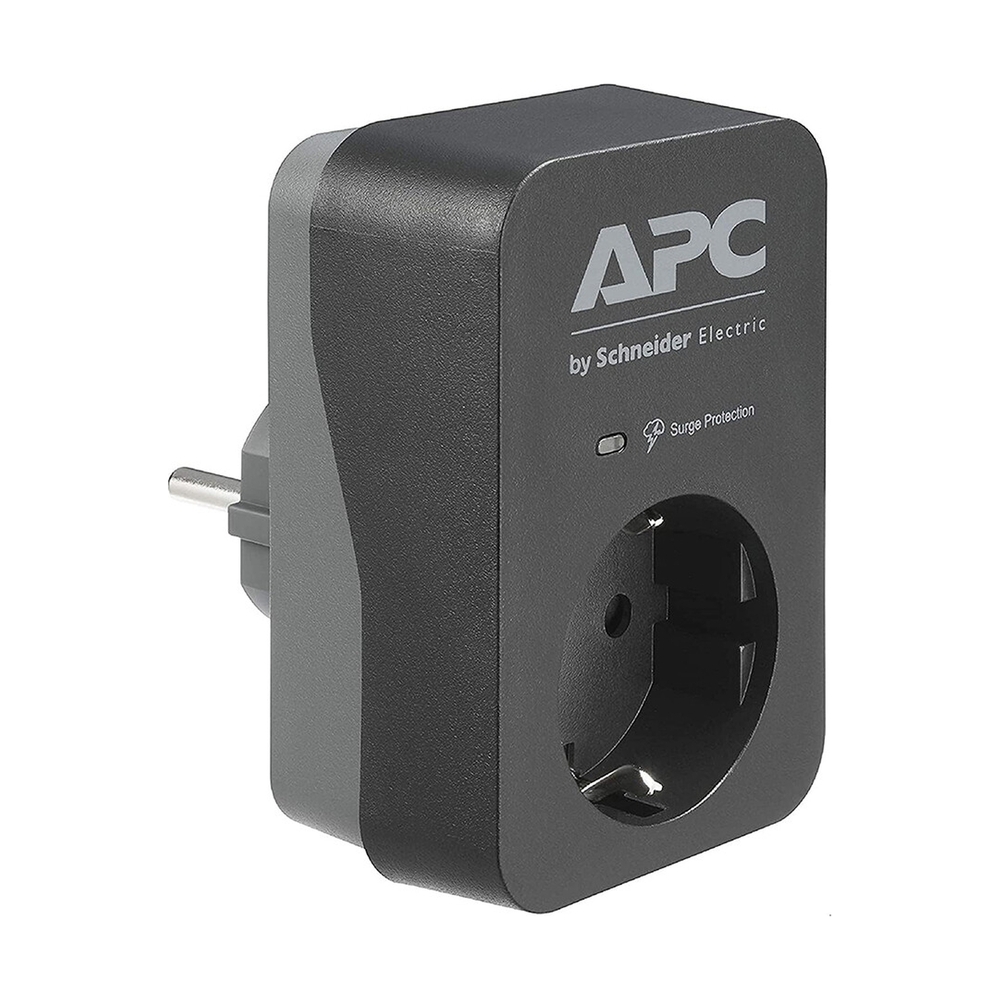 Сетевой фильтр APC PME1WB-GR, 1 розетка, Black - фото