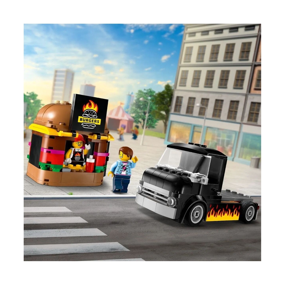 Конструктор Lego 60404 Город Грузовик Бургер - фото 9