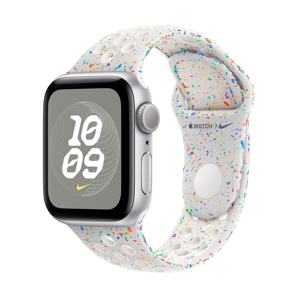 Ремешок Apple 42mm Pure Platinum Nike Sport Band - S/M (MYJM3) - фото 2