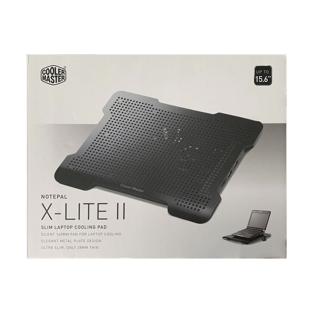 Охлаждающая подставка для ноутбука Cooler Master NotePal X-Lite II 15.6" (R9-NBC-XL2K-GP) - фото 3