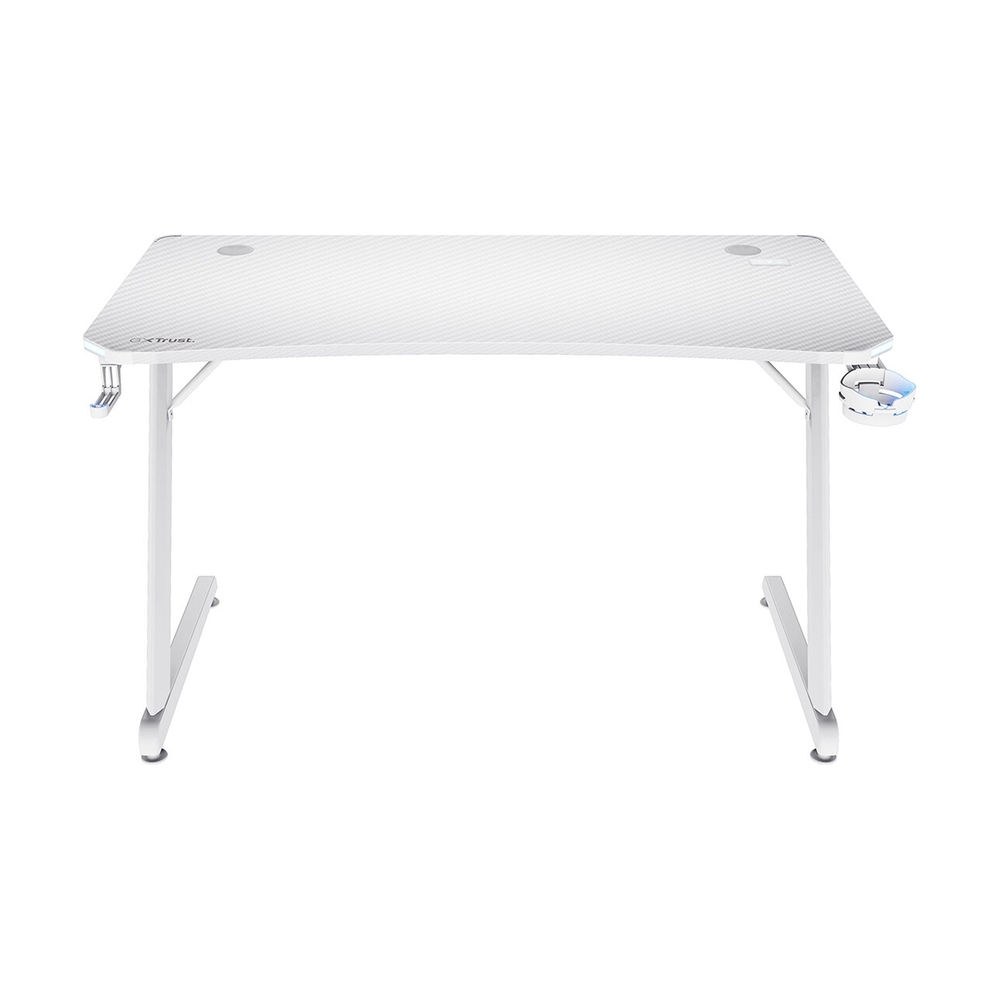 Стол Trust GXT 709W Luminus RGB Desk, White (25328) - фото