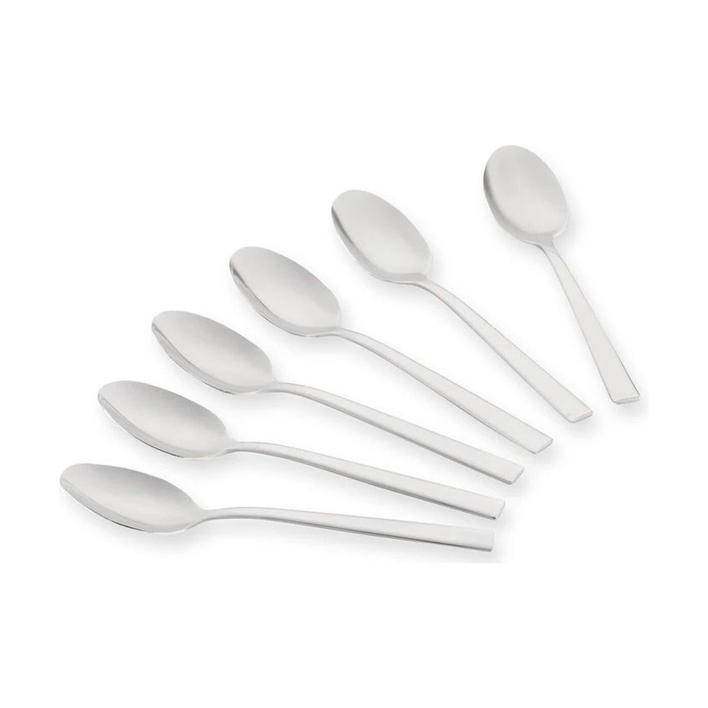 Набор чайных ложек ARDESTO BLACK MARS VANESSA 6 ПР., нержавеющая сталь - фото