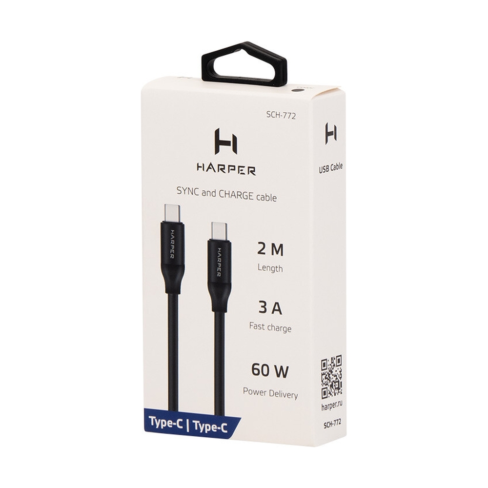 Кабель HARPER SCH-772 Black - фото 2