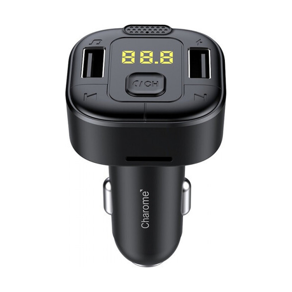 Автомобильное зарядное устройство C8 Grace, с передатчиком, черный - фото 2