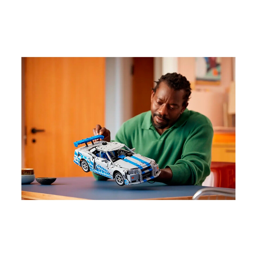 Конструктор Lego Nissan Skyline GT-R (R34) Техник Двойной форсаж: автомобиль 42210 - фото 8