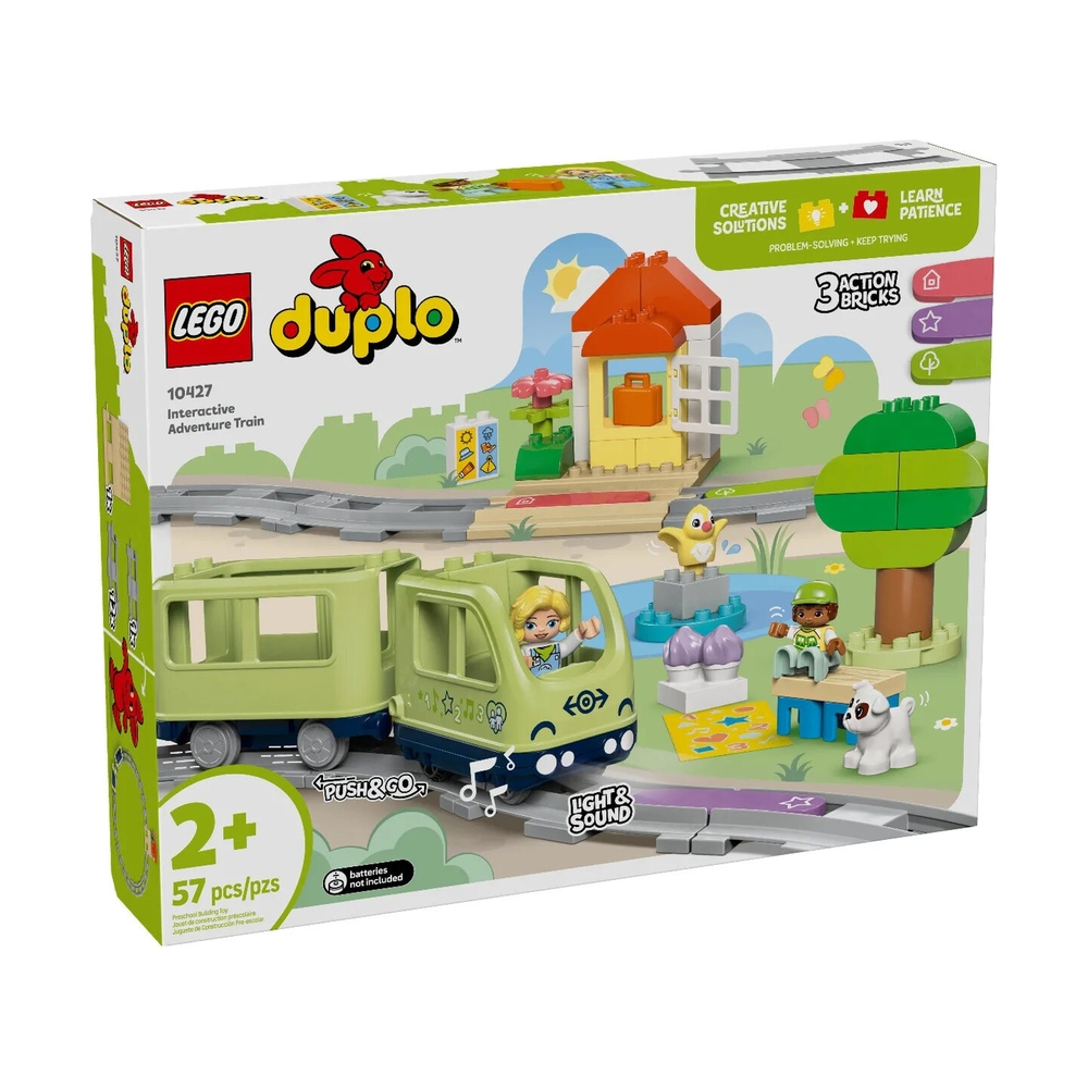 Конструктор Lego 10427 Дупло Интерактивный поезд приключений - фото