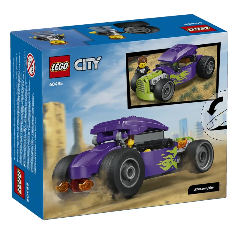 Конструктор Lego 60485 Город Гоночный автомобиль - фото 4