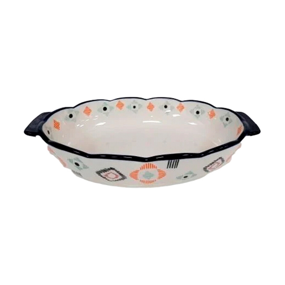 Форма для запекания с ручками Olimpic фарфор 201304 - фото