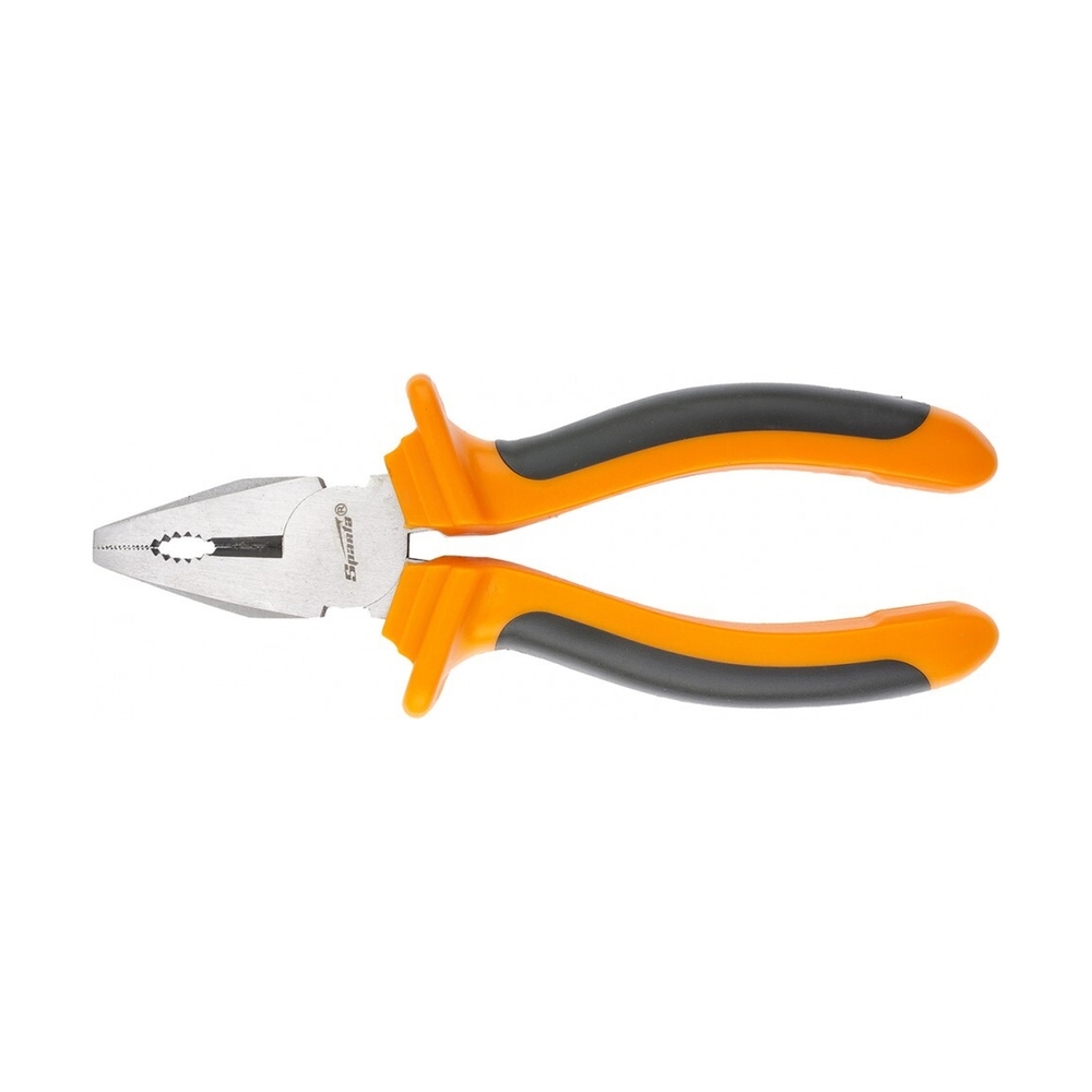Плоскогубцы, Comfort, 160 мм, комбинированные шлифованные, двухкомпонентные рукоятки// Sparta - фото