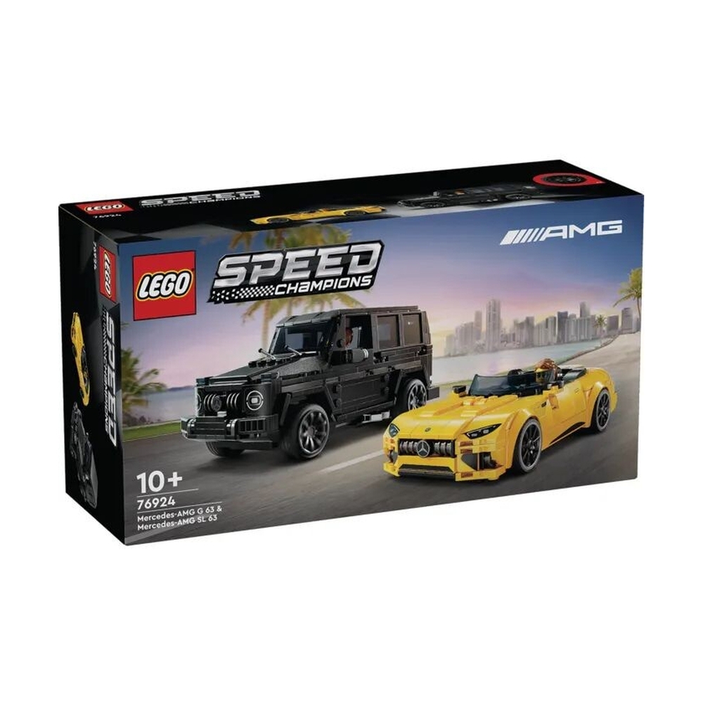 Конструктор Lego 76924 Speed Champions Mercedes-AMG G 63 и Mercedes-AMG SL 63 - фото 10