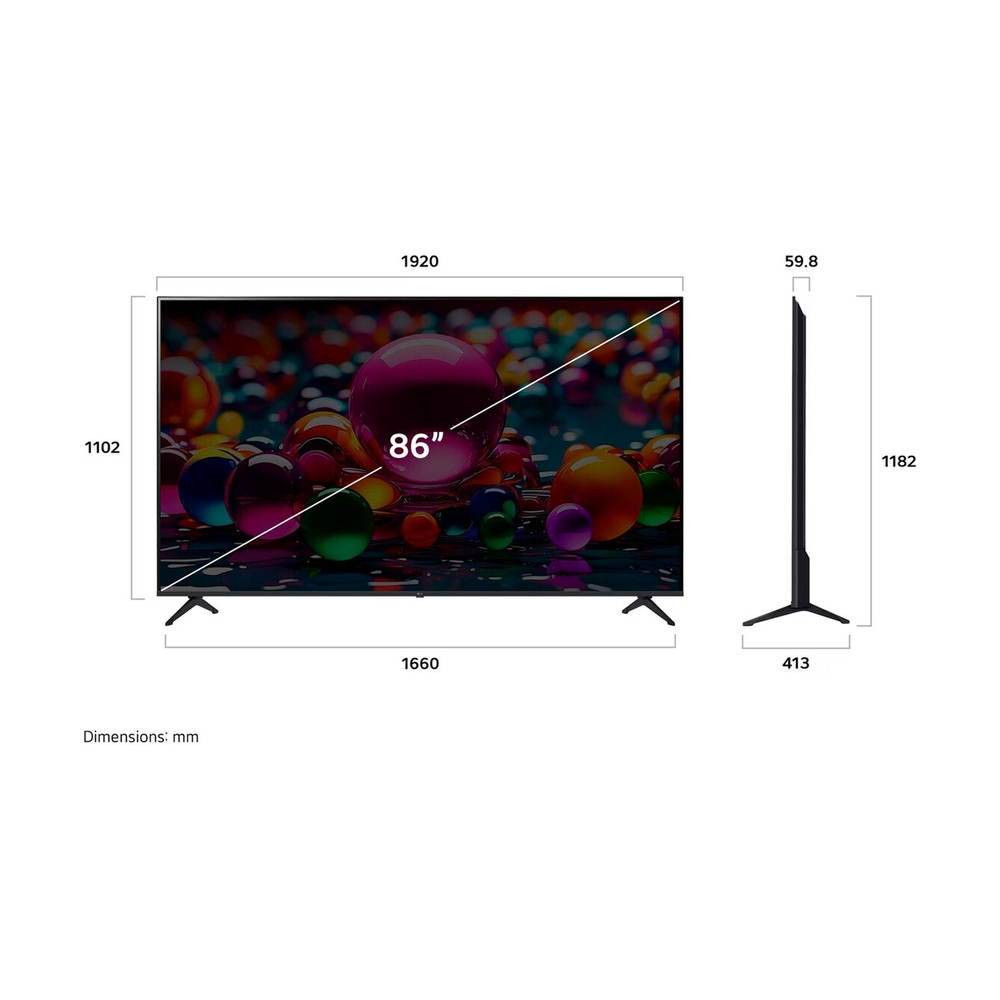 Телевизор LG 86" LED 4K UHD Smart 86UA75009LA - фото 2