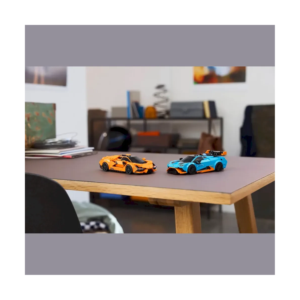 Конструктор Lego Speed Champions Lamborghini Revuelto и Huracán STO 77238 - фото 9