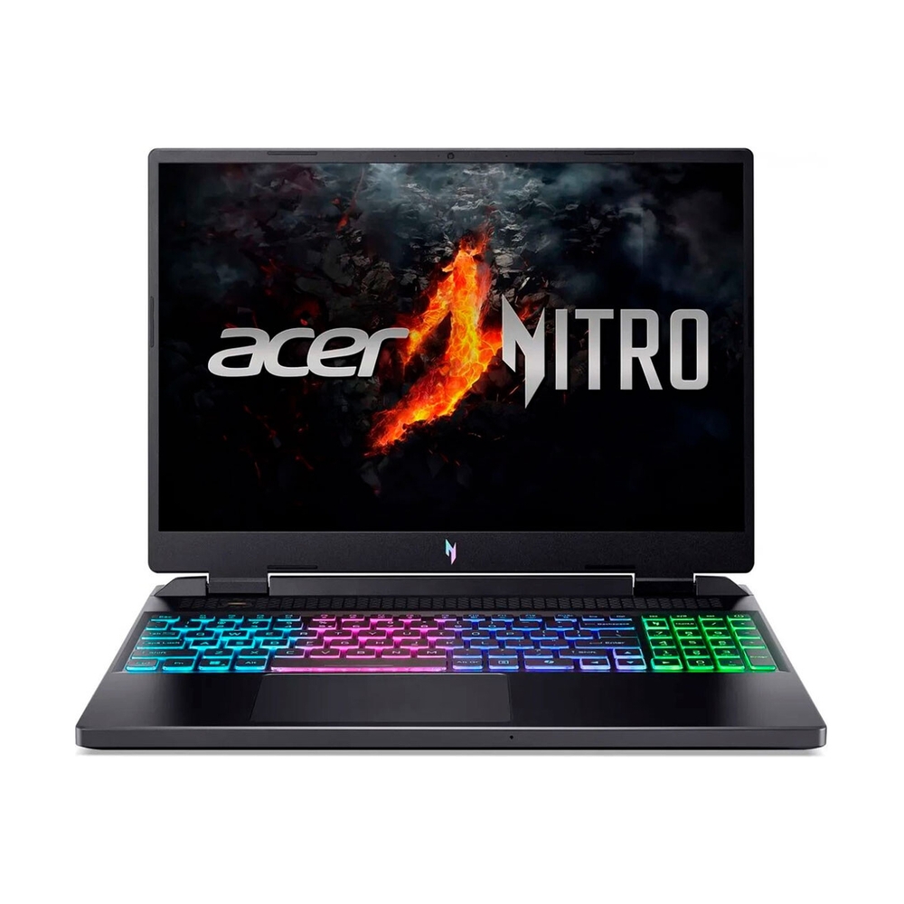 Игровой ноутбук Acer Nitro 16 / 16 Gb / 512 Gb / 16" / RTX 4060 8 Gb / Ryzen 5 8645HS / DOS / Чёрный AN16-42-R1FK (NH.QT8ER.001) - фото