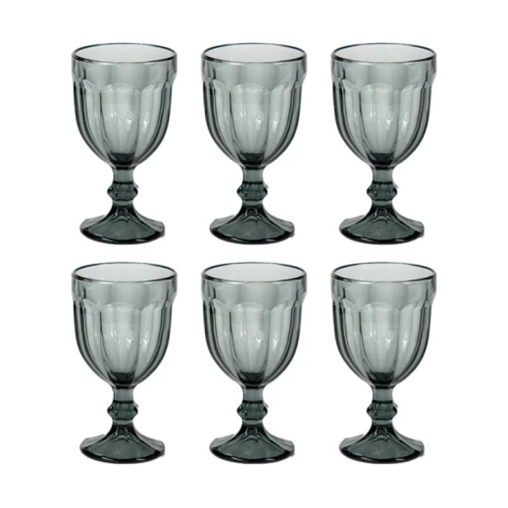 Фужер для вина цветной Olimpic набор 6 шт 170425 - фото