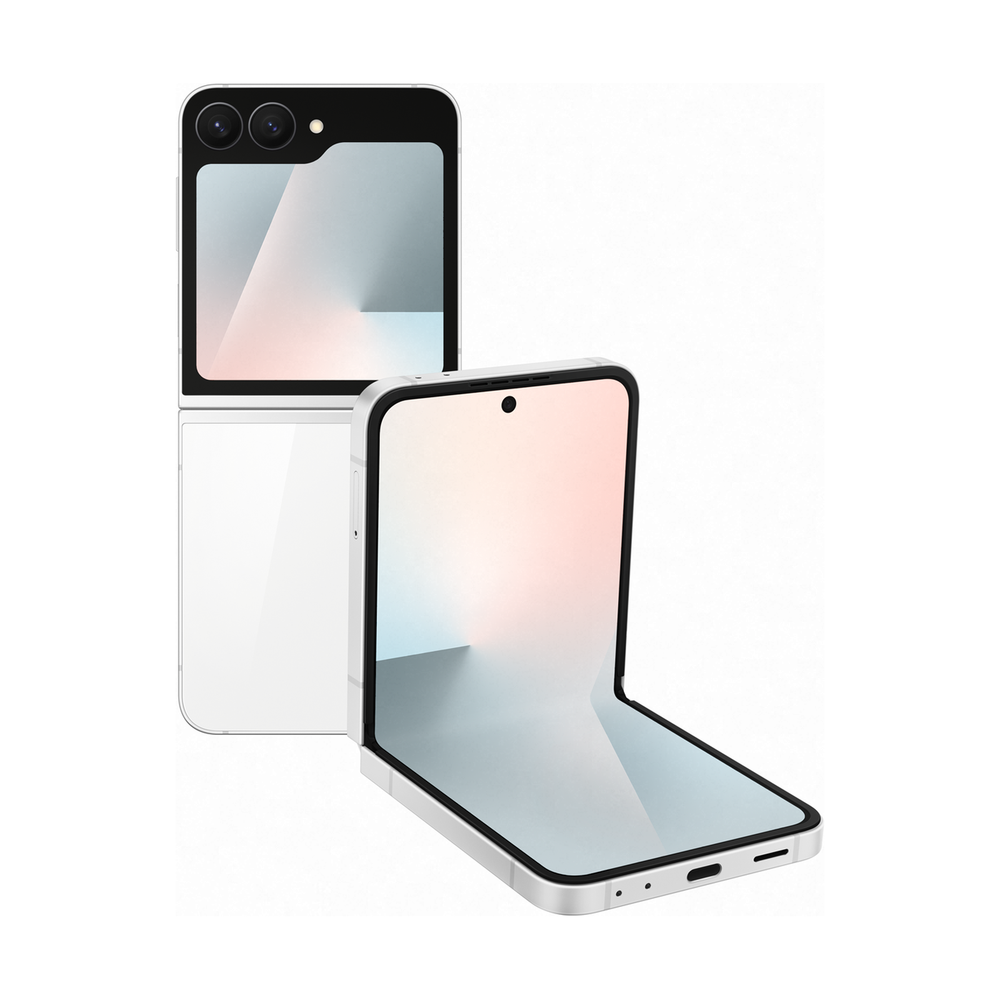 Смартфон Samsung Galaxy Z Flip7 FE 5G 128GB White (SM-F761BZWGSKZ) - фото