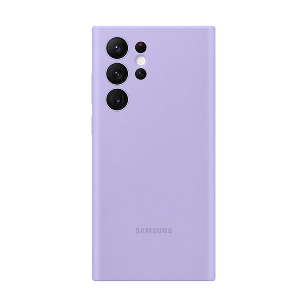 Чехол EF-PS908TVEGRU Galaxy S22+ (Silicone Cover) lavender - фото