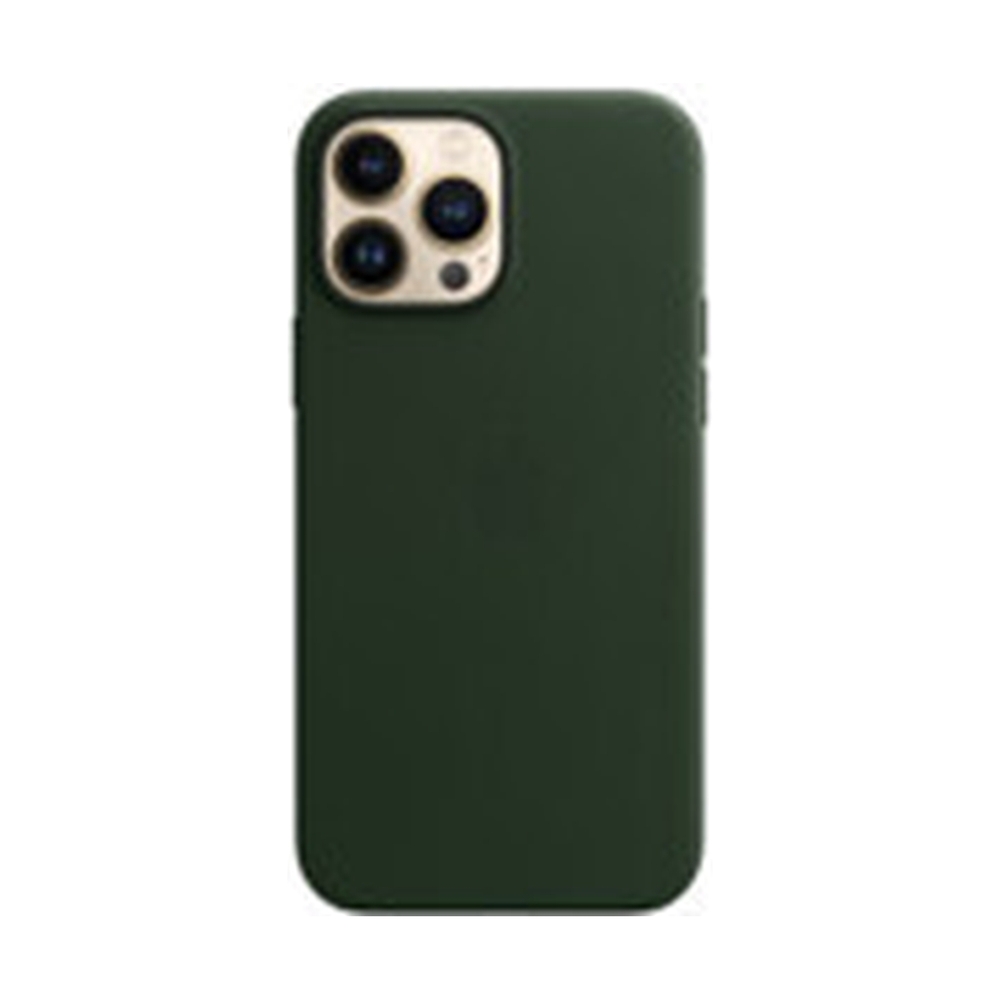 Чехол iPhone 13 Pro Max Leather Case with MagSafe - Sequoia Green Model A2704 - фото