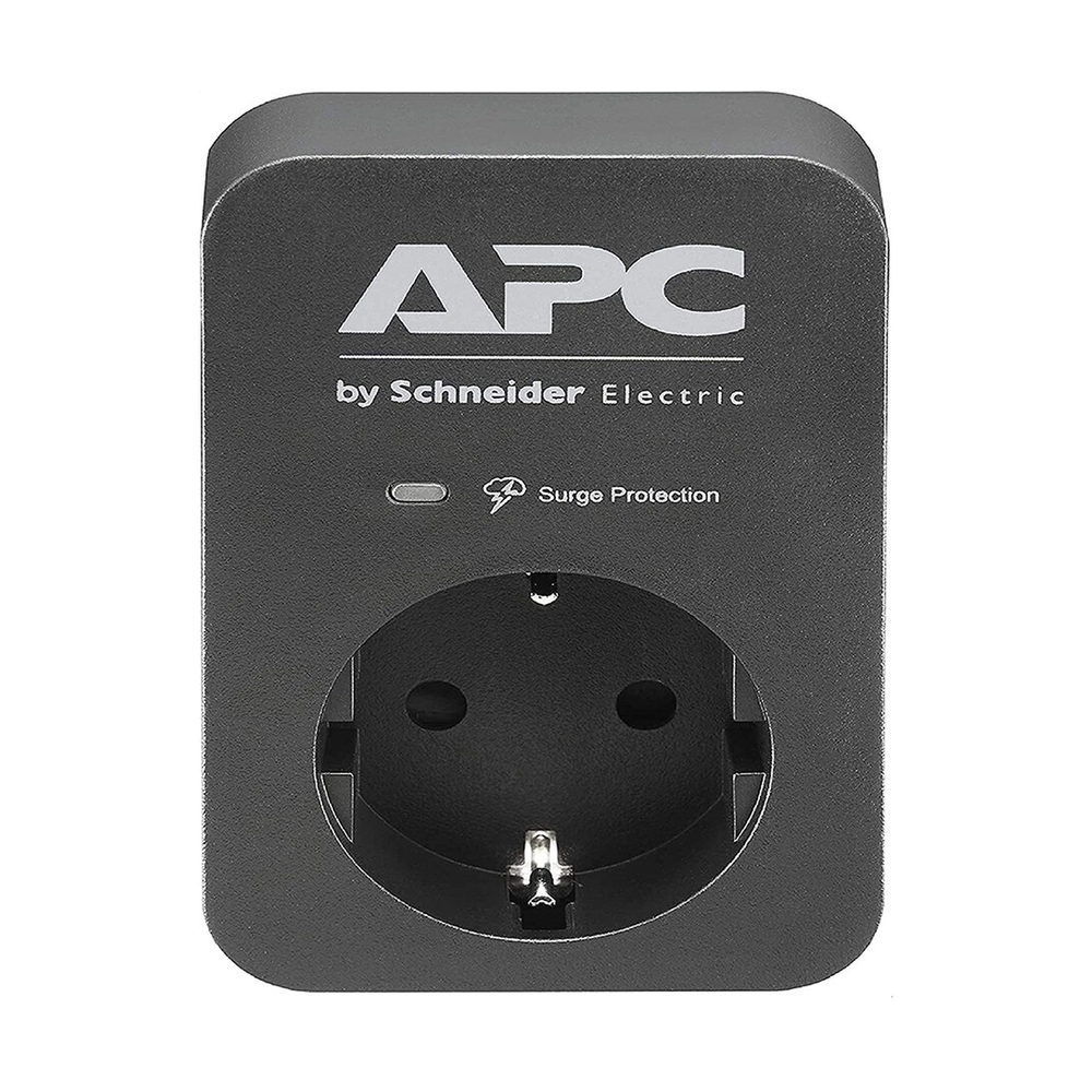 Сетевой фильтр APC PME1WB-GR, 1 розетка, Black - фото 2