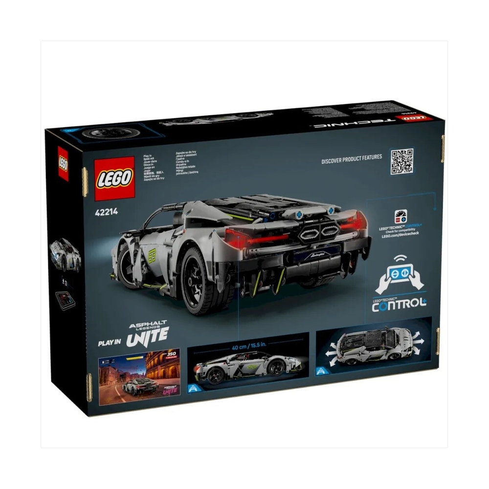 Конструктор Lego 42214 Техник Суперкар Lamborghini Revuelto - фото 10