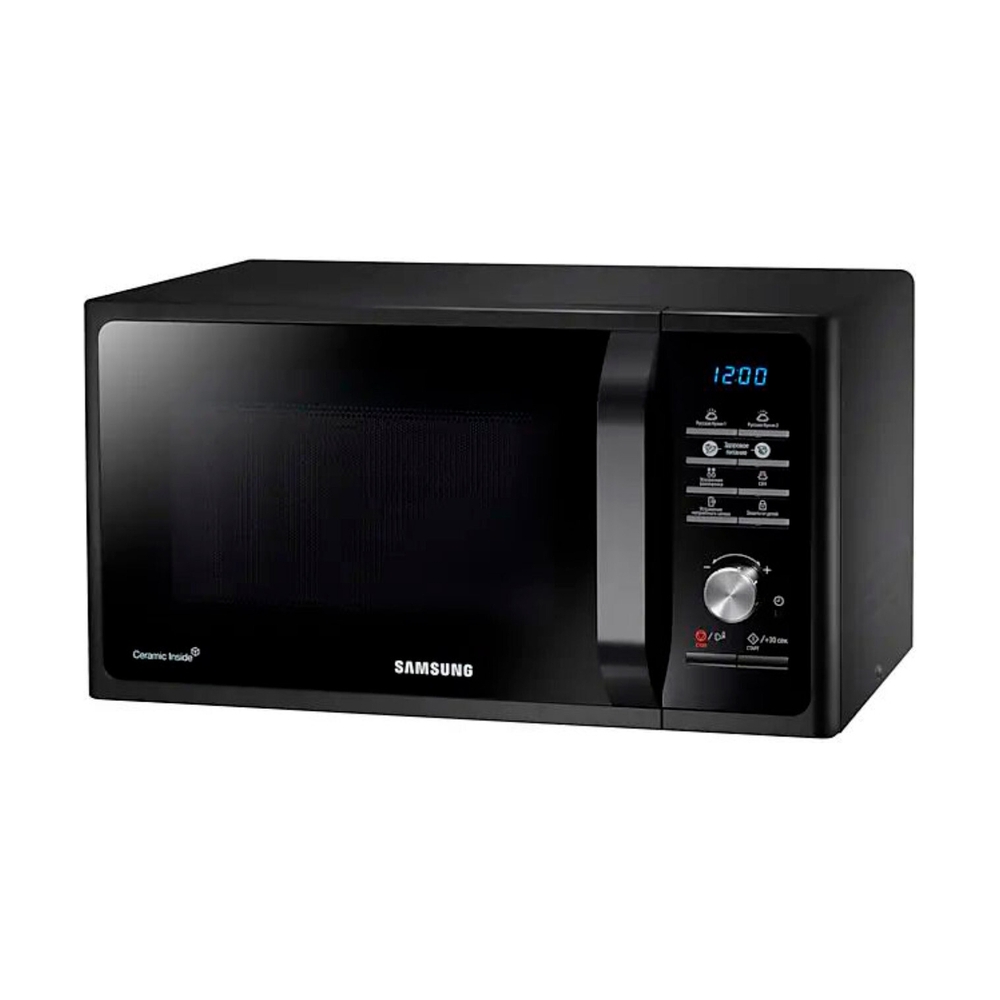 Микроволновая печь Samsung соло Muse 3 MS23F302TAK/BW - фото 8