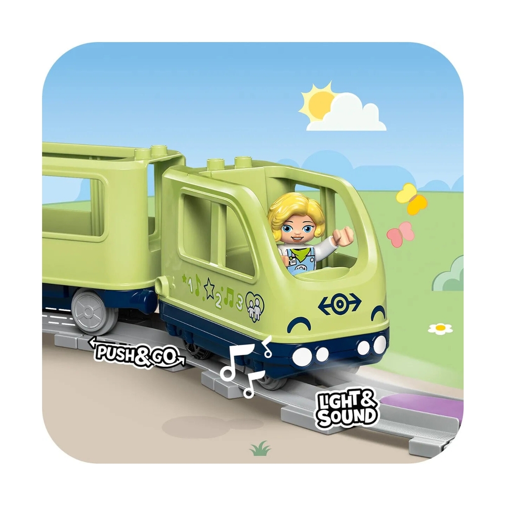 Конструктор Lego 10427 Дупло Интерактивный поезд приключений - фото 5