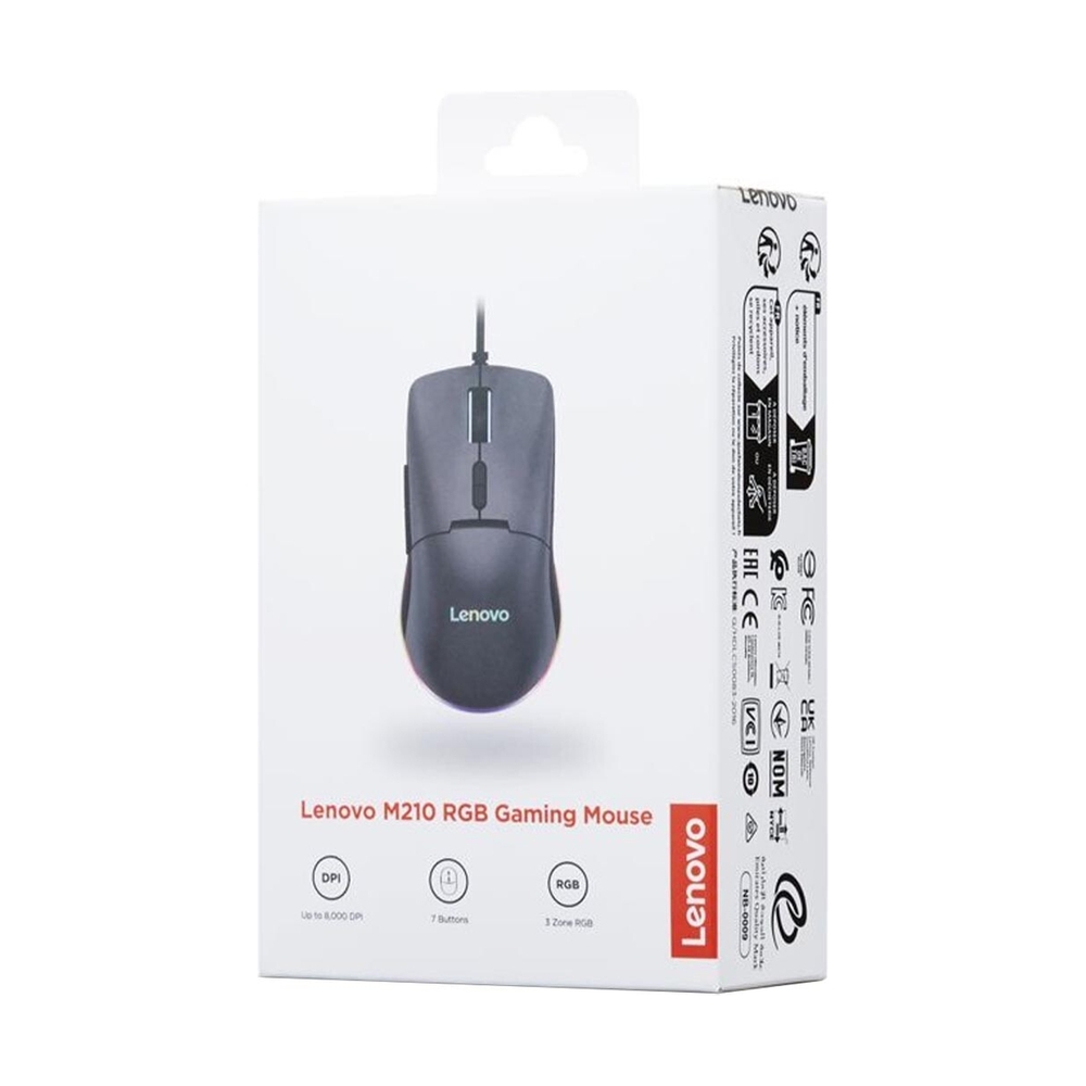 Игровая мышь Lenovo M210 RGB, Black (GY51M74265) - фото 6
