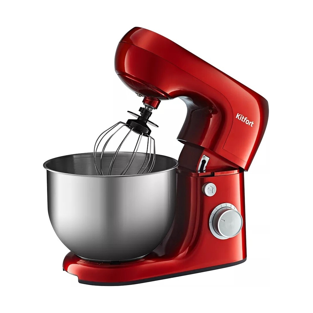 Планетарный миксер Kitfort КТ-3018-1 красный - фото