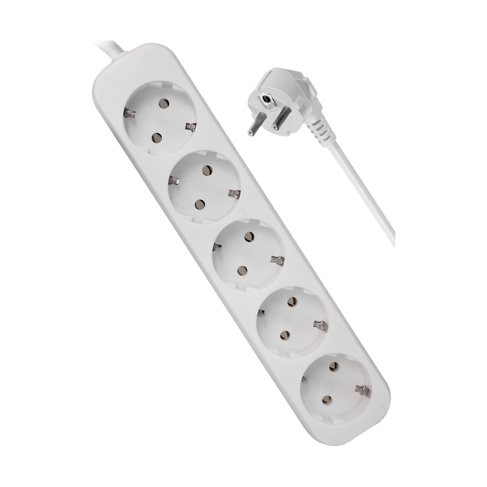 Defender удлинитель с зазем. E530 3.0 м, 5 розеток - фото