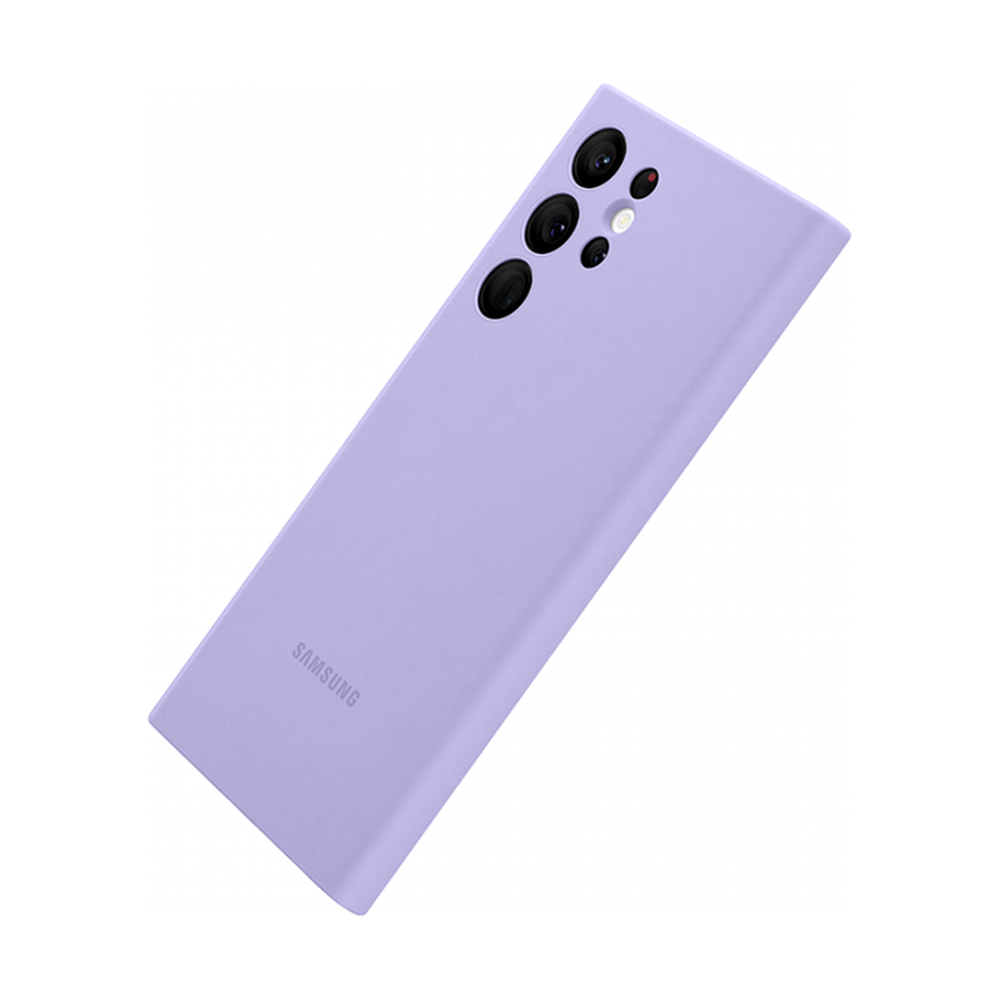 Чехол EF-PS908TVEGRU Galaxy S22+ (Silicone Cover) lavender - фото 4