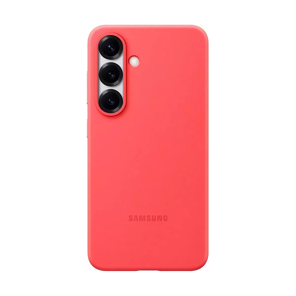 Чехол Samsung для Galaxy S25+ Silicone Cover Red (EF-PS936CREGRU) - фото