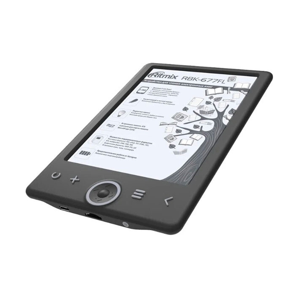 Электронная книга Ritmix RBK-677FL черный - фото 2