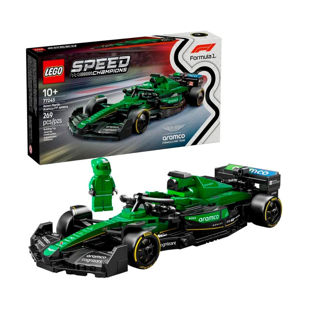 Конструктор Lego 77245 Speed Champions Болид Aston Martin Aramco F1® AMR24 - фото 9